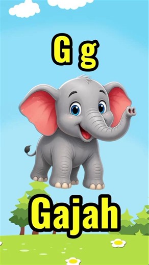 Animal Alphabet G-L! GG Elephant, HH Tiger, II Iguana | Learn Letters & Animal Names for Kids
