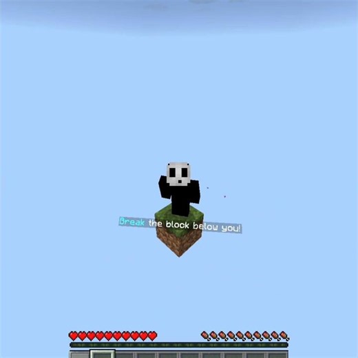 Can You Beat Minecraft With One Block... 🤔😯