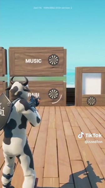 1v1 music map 🤯 map code in comments #fortnite