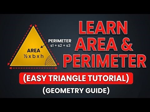 How to Find the Area and Perimeter of a Triangle | Step-by-Step Guide