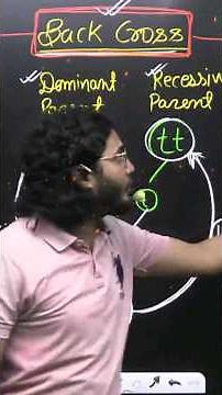 TEST CROSS,BACK CROSS, GENETICS #biologywings