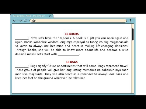 18th BIRTHDAY EMCEE SCRIPT TAGALOG ENGLISH | TAGLISH 18TH BIRTHDAY SCRIPT FOR EMCEE