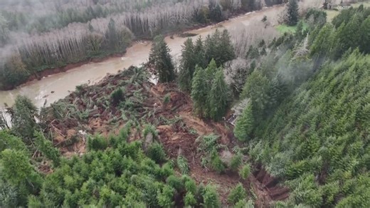 ODOT delays work on clearing major Highway 229 slide due to continued fears of instability