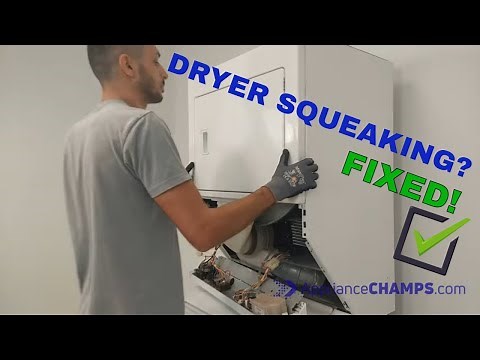 Fixing Frigidaire Dryer Squeaking Bearing Replacement - Fast and Easy - Part 5303281153