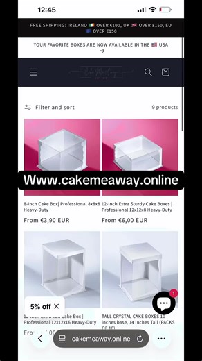Our sturdy, stylish boxes are designed to protect your tall cakes during transport and delivery, ensuring they arrive at their destination in perfect condition. 🎂✨ Perfect for bakers of all levels, our boxes are: * Extra tall: Accommodate even the most extravagant creations. * Sturdy and durable: Made from high-quality materials to protect your cakes #tallcakeboxes #cakeboxesuk #cakebusiness #cakedecorator
