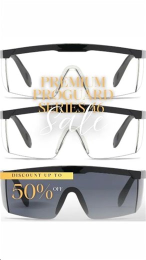PREMIUM PROGUARD SERIES 46 Safety Eyewear (Model: ES-46) #clicktheyellowbasket #buynow
