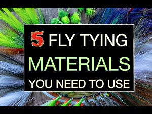 5 Fly Tying Materials You Should Be Using: BACKWATER VLOG #24
