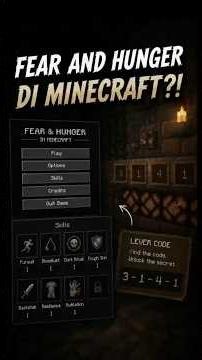 FEAR AND HUNGER DI MINECRAFT MAKIN GILA?! #shorts #minecraft