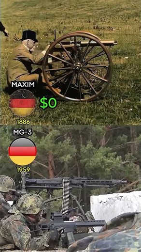 Maxim Gun vs MG 3 – 100 Years of Machine Gun Evolution 🔥 Cost Per Shot Analysis.