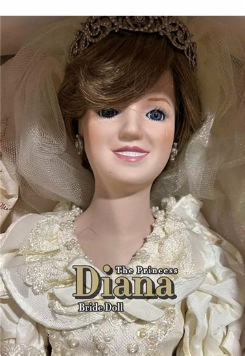 The Princess Diana Bride Doll - The Danbury Mint #Bride #RoyalWedding #PrincessDiana #CapCut