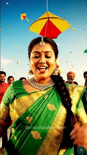 Happy Makar Sankranti 2026 🪁 | CrazyDigitalMarketerr Wishing You Growth & Success!