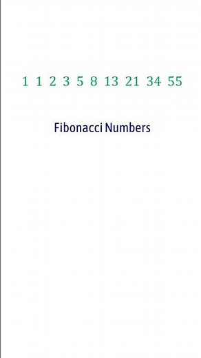 Fibonacci Sequence: Sum of Fibonacci numbers #wavefront #shorts #fibonacci #mathematics