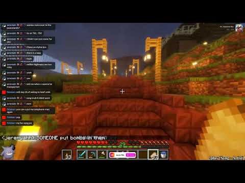 Starvation SMP Day 2 Stream Progressing The Village