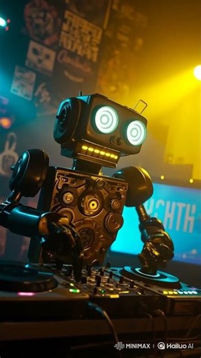 Robot Controls the DJ Mixer