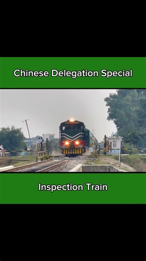 National Railway Administration China special inspection train #pakistanrailways #pakistanrailway #railways #train #railfan #railfanning #chinarailway #chineserailway #inspectiontrain | Pakistan Railways & Tourism