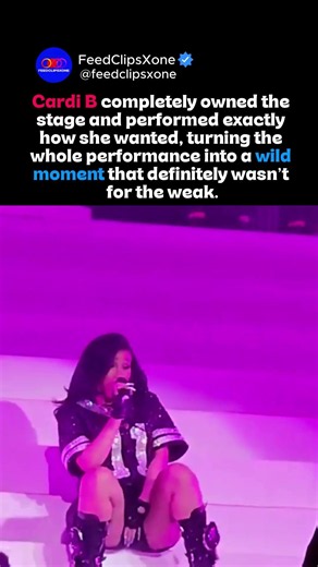 Cardi B Makes It Clear It’s Her Stage With This Wild Performance #cardib #viral