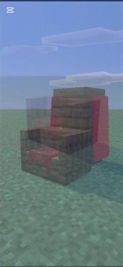 Minecraft Chair Tutorial #minecraft #chair #tutorial #building #build #cool #gaming #games #short