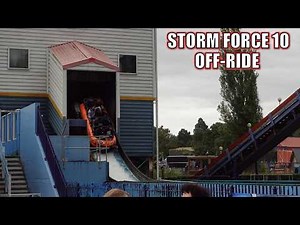 Storm Force 10 Off-Ride Footage, Drayton Manor BEAR Flume Ride | Non-Copyright