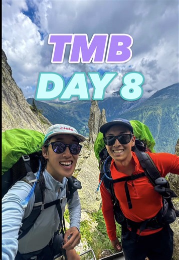 Day 8 of hiking Tour du Mont Blanc (TMB*)! A big second last day coupled with tired legs, unfortunate weather, and a deadline to get to the hut for dinner meant we missed the iconic Lac Blanc. We will be back to see it one day! See you for the last installment of our TMB series! For the stat lovers: Start: La Peuty End: La Flegere Distance: 19.51km Elapsed Time: 8hr 3mins w breaks Elevation gain: 1742m // *Tour du Mont Blanc (TMB) is a 170km hike circling Mont Blanc via France, Italy, and Switze