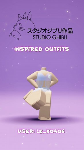 Studio Ghibli Inspired Roblox Outfits Ideas