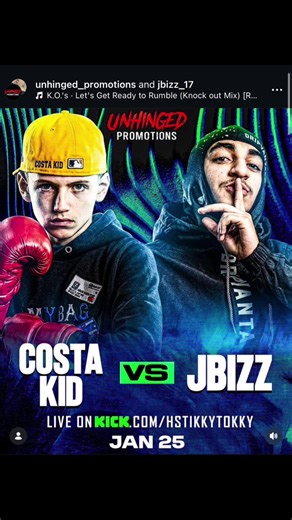 COSTA KID: Ready for the Boxing Challenge