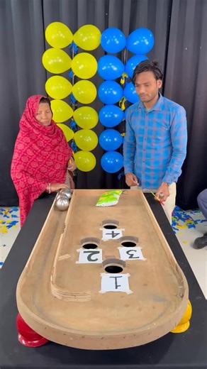 Vikash Kumar on Instagram: "My mom vs son roll still steel ball drop hole number yellow pop balloon win chips wow Amazing best game 332445 wow #instragram"
