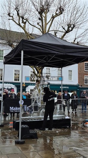 York Ice Trail is back again tomorrow, turning York into a winter wonderland ❄️✨ Explore the Enchanted City of ice with over 30 spectacular sculptures across the streets: 🧊 See icy creations up close 🪓 Watch live carving in action 📸 Snap magical winter moments ⏰ 10:30am – 4pm ✨ A Make It York Event With milder temperatures forecast for tomorrow, the ice sculptures will be at their frostiest in the morning, so if you want to enjoy them in all their icy glory, visiting early is recommended. Pla