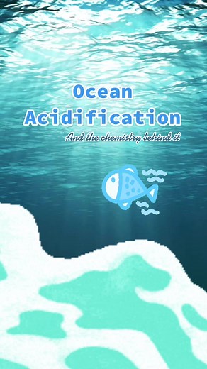 Learn about the chemistry behind ocean acidification #saveourplanet #chemistry