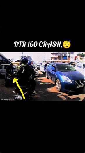 RTR 160 CRASH 😴💤😪