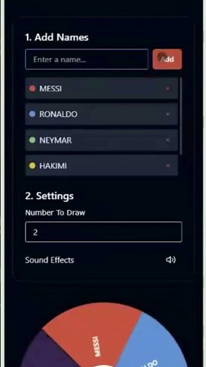 Name Picker Generator 🎡 | Random Name Picker for Teams, Classes & Giveaways