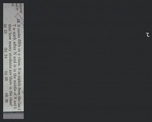 N ranks fifth in a class. S is eighth from the last. If \mathrm... | Filo