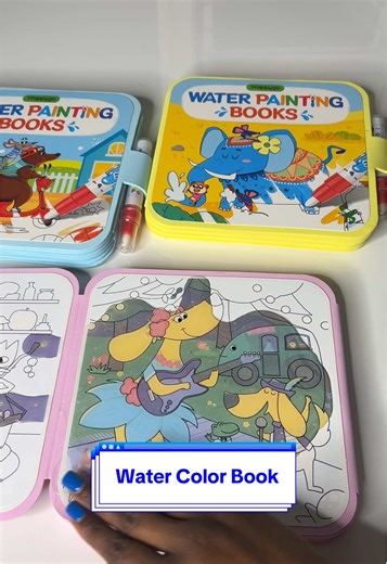 These water color books are the perfect activity book for your little ones. #toddleractivities #activitiesforkids #watercolorpainting #toysforkids