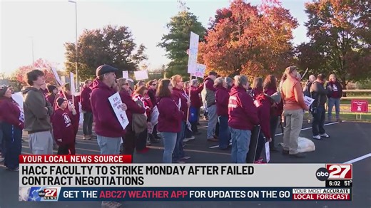 HACC faculty to strike Monday after failed contract negotiations