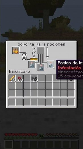 Como hacer una poción de infestación para la granja de XP de mi canal!! #minecrafttutorial