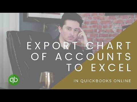 How to export Chart of Accounts to Excel in Quickbooks Online | Honest Accounting Group