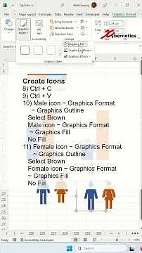 Male Female Ratio Infographics - Excel Tips and Tricks #shorts