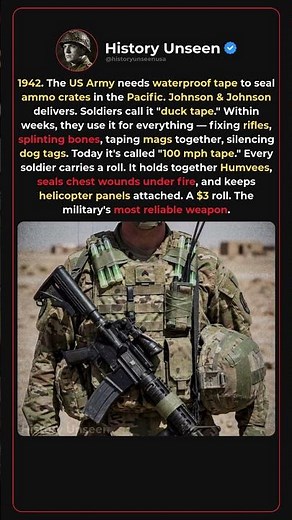 Why Soldiers Duct Tape Everything In Combat 🪖🩹