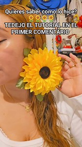 Aquí el tutorial de este hermoso girasol 🌻👇👇 https://www.facebook.com/share/v/oQmCizZBzRGCSqAQ/?mibextid=oFDknk | Chuladas y Creativas