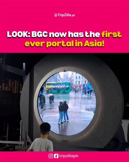 Bonifacio Global City officially became a real-life sci-fi set yesterday! The first Portal in Asia opened on 5th Avenue at Bonifacio High Street on 21 January 2026. This big circular screen gives us a 24/7 window into cities like Dublin, Philadelphia, and Vilnius. The feed is live, unfiltered, and works as a two-way livestream where people on the other side of the globe can see and hear the #BGC crowd just as clearly as we see them. This project was brought here by the Portals Organization and B