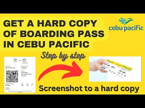 HOW TO PRINT BOARDING PASS CEBU PACIFIC | Reprint Boarding Pass #cebupacific #cebupacificair