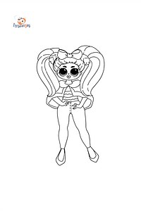 Coloring page LOL Surprise OMG ♥ Online and Print for Free!