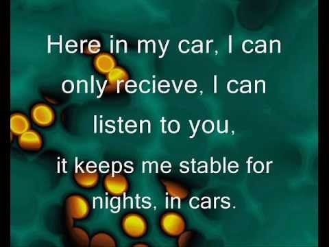 Gary Numan- Cars lyrics
