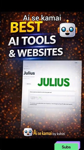 Julius AI 🤯 Data Analysis in Seconds | Best AI Tool for Beginners