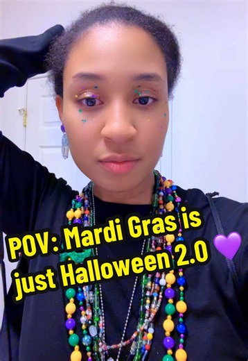 Mardi Gras is just adult trick or treating 💜💛💚🎭 #MardiGras #NewOrleans #CarnivalSeason #FestivalTok #FYP