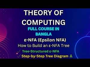 Build Tree-Structured ε-NFA (Epsilon-NFA) | Step-by-Step Tutorial with Visual Diagrams & Transitions