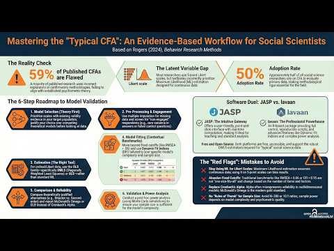 CFA Best Practices: Tutorial Overview for JASP & lavaan | Confirmatory Factor Analysis