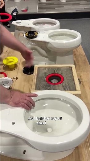 How to raise a toilet flange