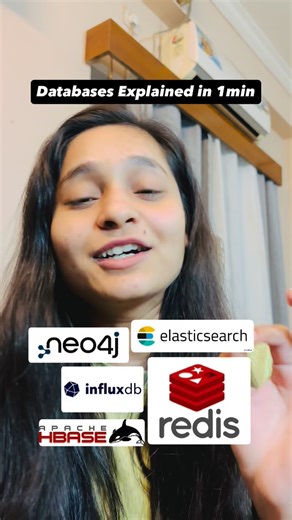 Upasana Singh on Instagram: "Databases are not just storage. They decide how your system scales, performs, and survives. MySQL handles transactions. MongoDB handles flexibility. Redis handles speed. Cassandra & HBase handle massive data. TiDB & CockroachDB handle distributed scale. Elasticsearch handles search. Neo4j handles relationships. Different problems → different databases. Knowing why matters more than knowing names. Save this. You’ll thank yourself during interviews 🚀 #databases #mysql