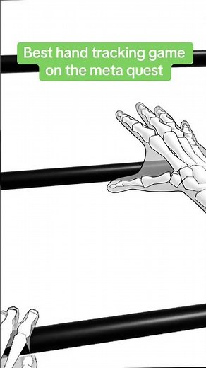 Playing VR without controllers! Best hand tracking game on the quest 3! #vr #quest3 #handtracking