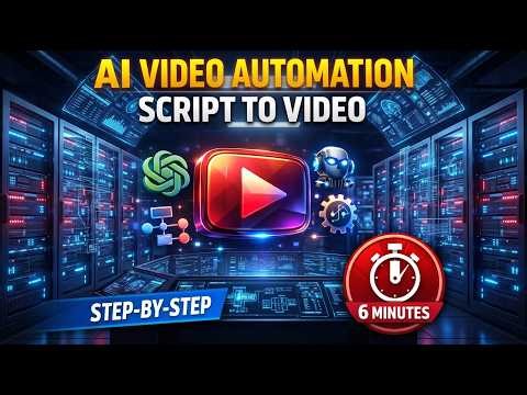 I Automated My Entire AI Video Workflow in 6 Minutes! Grok AI Tutorial